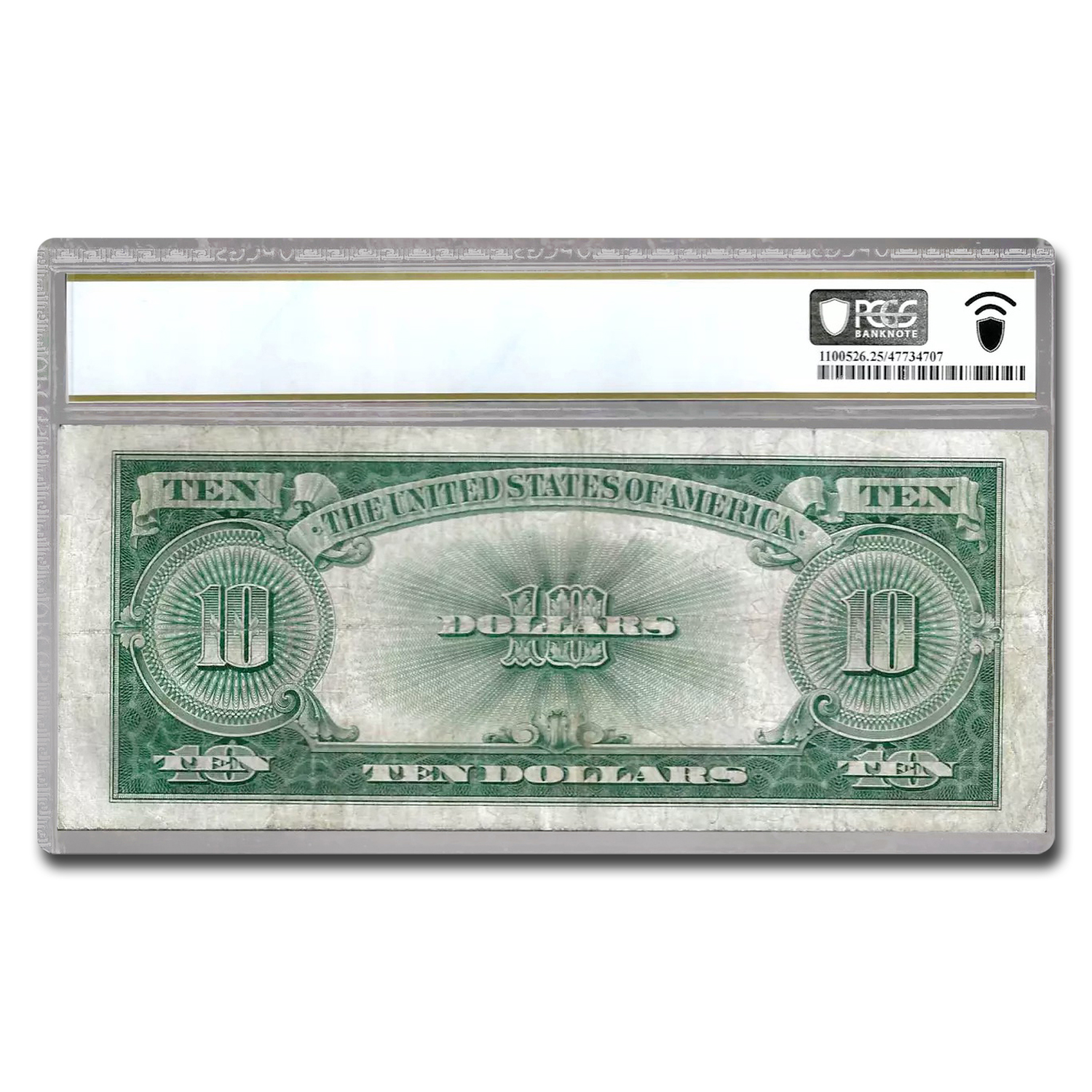 1923 $10 U.S. Note Red Seal VF-25 PCGS (Fr#123) Poker Chip | eBay